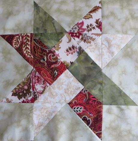 Bloque del mes: Weave Star / Block of the Month: Weave Star