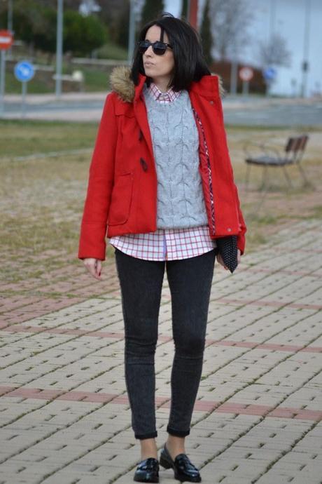 RED, GREY AND POLKA DOTS RED, GREY AND POLKA DOTS