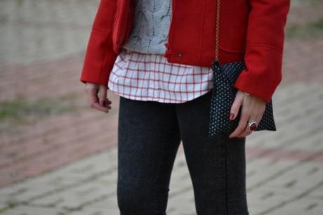 RED, GREY AND POLKA DOTS RED, GREY AND POLKA DOTS