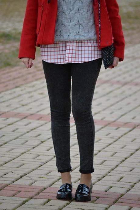 RED, GREY AND POLKA DOTS RED, GREY AND POLKA DOTS