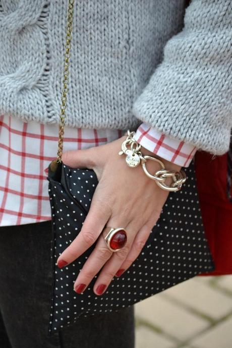 RED, GREY AND POLKA DOTS RED, GREY AND POLKA DOTS