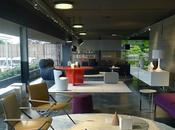 nuevo showroom B&amp;B Italia reúne mejor diseño mobiliario exuberancia vegetal.