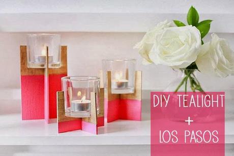 DIY portavelas geométrico + tips DIY portavelas geométrico + tips