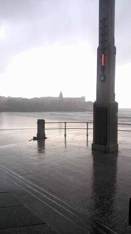 Tempestad en Gijón