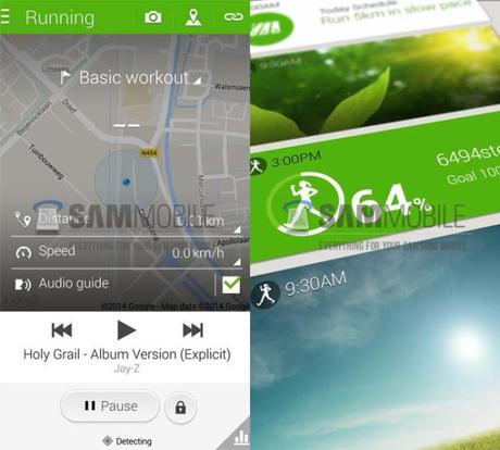 shealth 600x540 Filtrada la nueva interfaz de Samsung Galaxy S5