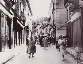 Calle Cava Alta, en 1930. Madrid 