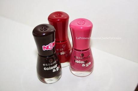 Lacas de uñas: Colour and go de Essence (I)