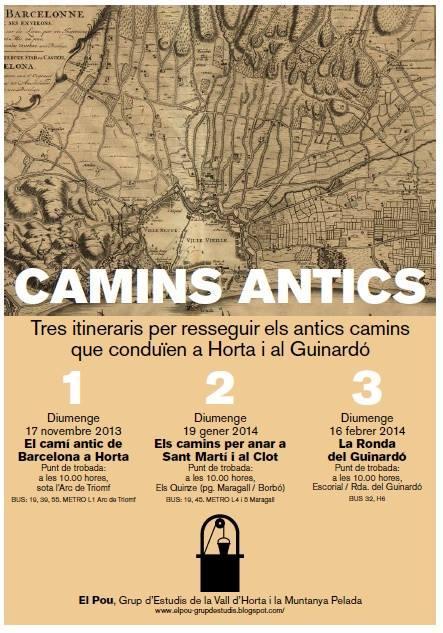 POR EL ANTIGUO CAMINO DE HORTA DE LA MANO DEL GRUP EL POU