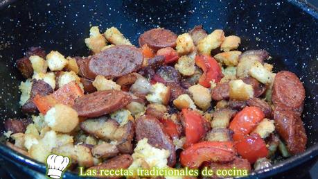 Receta de las migas de pastor