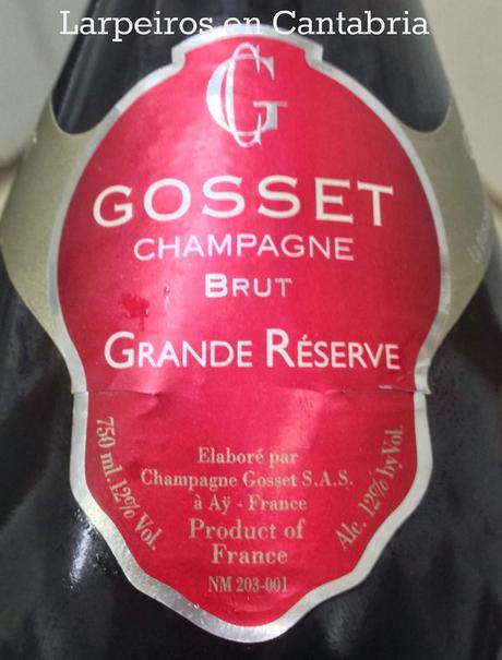 Champagne Gosset Brut Grande Rèserve: Bastante rico