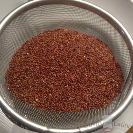 Lavado de quinoa