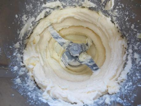 Galletas de mascarpone y coulis de fresa