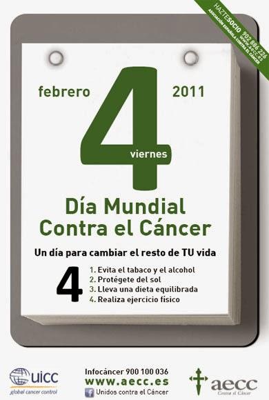 Día Mundial contra el cáncer 4 de febrero de 2014