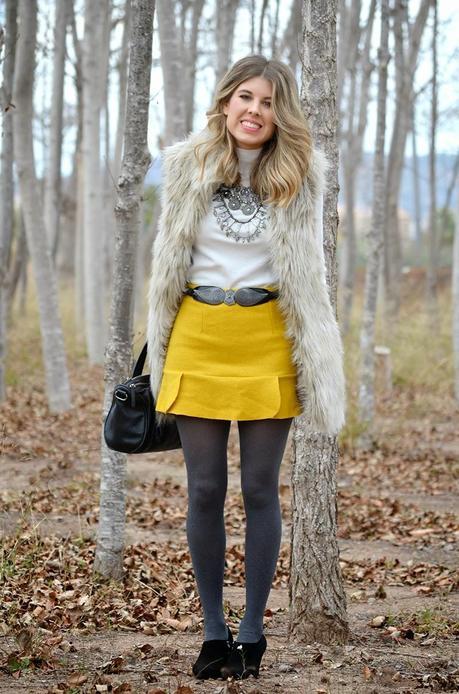 gray and mustard