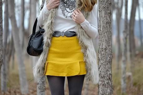gray and mustard