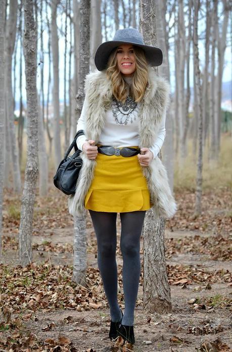 gray and mustard
