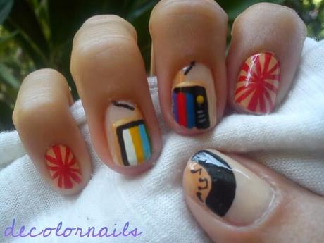 30 semanas 30 nail art: RETRO