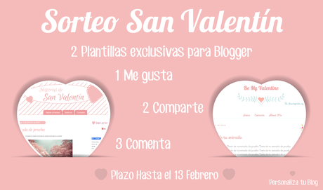 Sorteo de dos plantillas para blogger exclusivas gratis