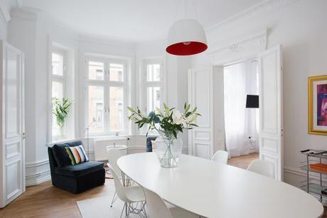 Un interior elegante pisos paises nórdicos pisos grandes decoración estilo nórdico escandinavo decoración nórdica pisos decoración interiores nordica decoración en blanco y madera decoración elegante cocinas blancas modernas blog decoración de interiores 