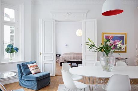 Un interior elegante pisos paises nórdicos pisos grandes decoración estilo nórdico escandinavo decoración nórdica pisos decoración interiores nordica decoración en blanco y madera decoración elegante cocinas blancas modernas blog decoración de interiores 