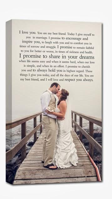 WE LOVE IT: your wedding portrait with your wedding vows