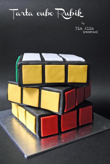 Tarta cubo de Rubik