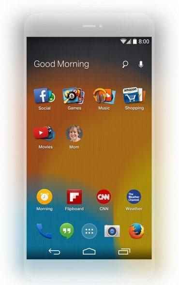 Mozilla y EverythingMe ofrecen un adelanto del Lanzador Firefox para Android firefox-launcher