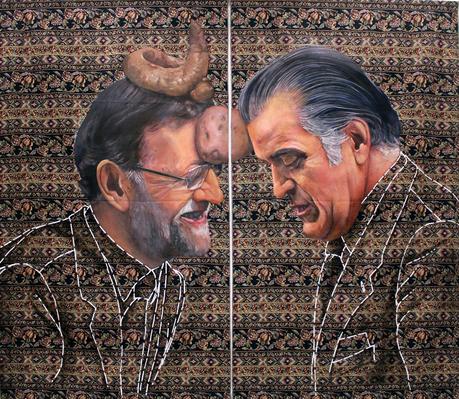 Obras de Ausín Saínz cesuradas en  el Centro Municipal Integrado Julián Sanchez el Charro de Salamanca.