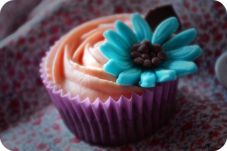Cupcakes de carrot cake ( pastel de zanahoria ) para regalar el dia de los enamorados