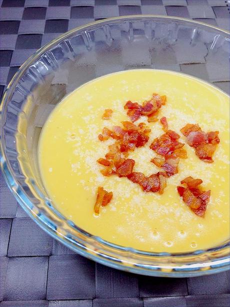 CREMA DE PATATAS Y VERDURAS CON BACON 2