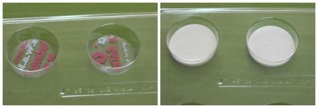 Oreo cubiertas con chocolate blanco y transfers