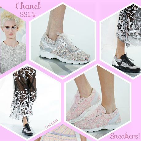Chanel SS14: Sneakers + dresses   L-vi.com