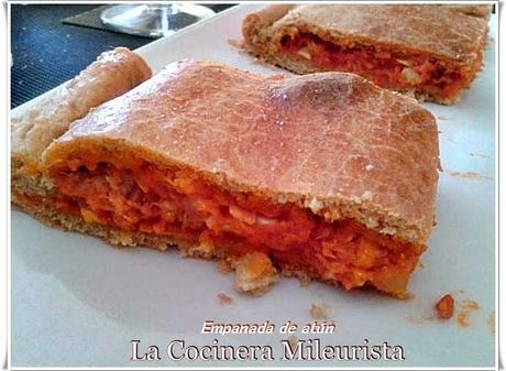 Empanada de atún con masa de vino y aceite