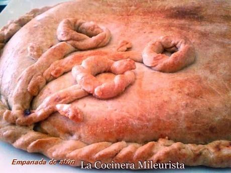 Empanada de atún con masa de vino y aceite