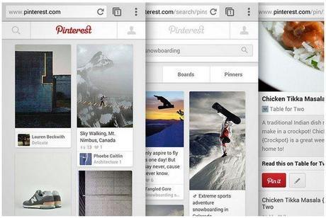 Pinterest rediseña su sitio móvil, lo pone de igual a igual con sus apps Web, iOS y Android pinterest-web-page-mobile