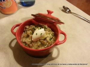 Arroz meloso de setas y trufas con pecorino romano_Bocao