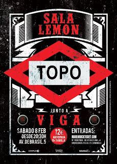 Topo y Viga en concierto este sábado en Madrid