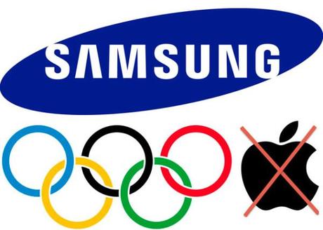 Samsung no quiere logos de Apple 600x428 Samsung prohibe los iDevices en Sochi 2014