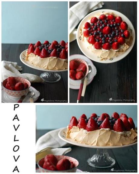 PAVLOVA CON FRUTAS ROJAS AUTÉNTICA