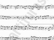 Allá Gloria Estefan partitura para Clarinete Villancico rock