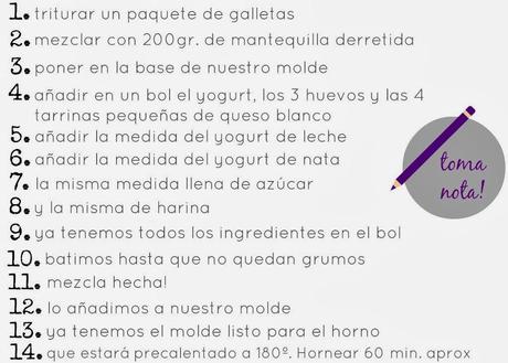 receta: mi tarta de queso