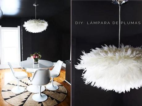 DIY: Lámpara de plumas DIY vs Lámpara Whisper Feather Pendant