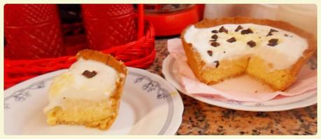 Tarta de crema de coco