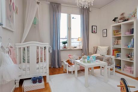 Inspiración e ideas en un piso en Blanco, Negro y Gris