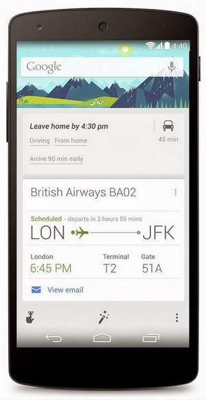 Google Search para Android ahora ofrece mejor Sistema de Hora de Salida y Recordatorios en español google-search-android