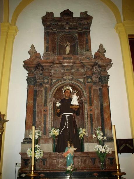 La Iglesia de San Ildefonso (13): el Retablo de San Antonio de Padua.