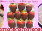 (Cocina) RECETAS FACILES RAPIDAS FRESAS