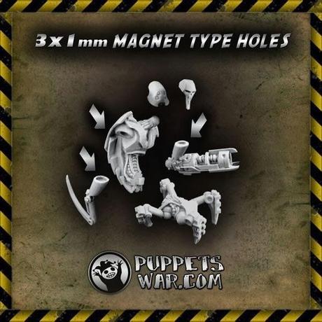 Droides asesinos desde Puppets War(Y Samurais del Espacio)