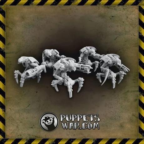 Droides asesinos desde Puppets War(Y Samurais del Espacio)