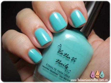 VaNaVi Nails en Todos mis Esmaltes! turquesa-pastel-vanavi-vanesa-villata